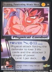 Straining, Penetrating Attack Move - 035 - Limited Edition - Flat Foil